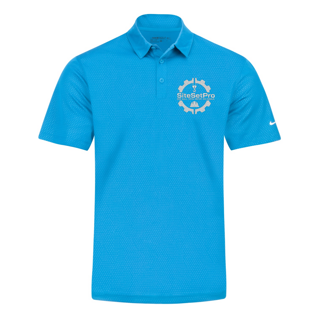 Site Set Pro - Nike DRI-FIT Embossed Tri-Blade Polo (embroidered)