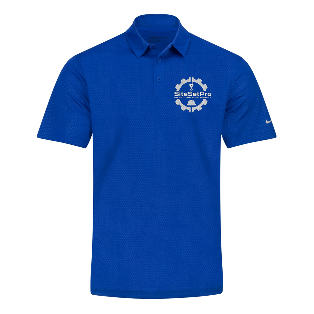 Site Set Pro - Nike DRI-FIT Embossed Tri-Blade Polo (embroidered)