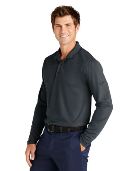 Site Set Pro - Nike DRI-FIT Micro Pique 2.0 LONG SLEEVE Polo (embroidered)