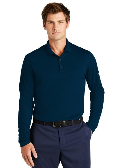 Site Set Pro - Nike DRI-FIT Micro Pique 2.0 LONG SLEEVE Polo (embroidered)
