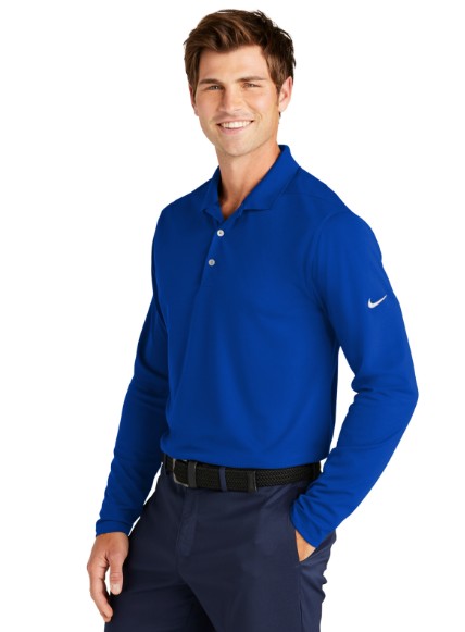 Site Set Pro - Nike DRI-FIT Micro Pique 2.0 LONG SLEEVE Polo (embroidered)
